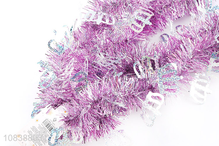 High quality Christmas tree tinsels Christmas garland holiday decorations