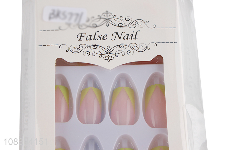 China supplier short false nails hand painted fake nails wholesale