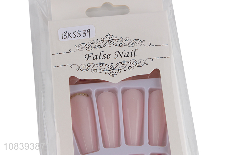 Wholesale trendy full cover press on fake nails nail art supplies