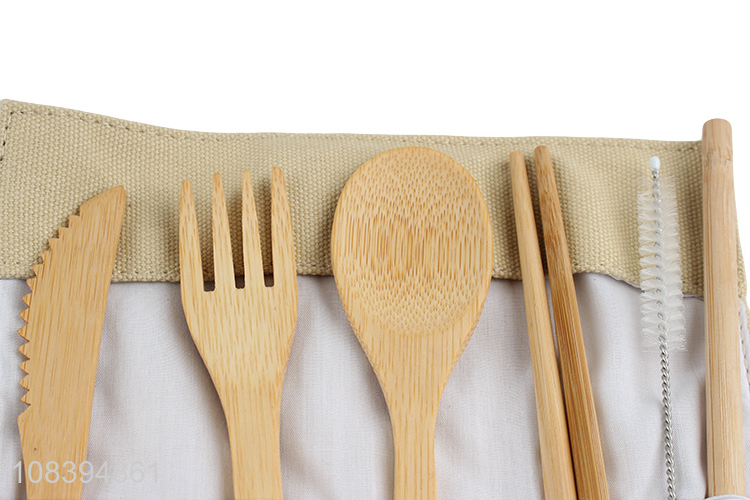 High quality home portable bamboo tableware set for sale