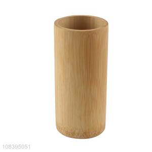 High quality simple bamboo tube kitchen storage tube
