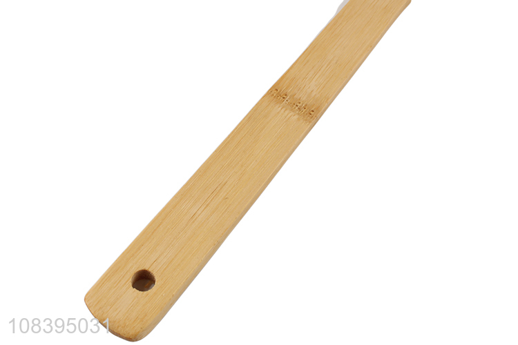 Yiwu wholesale long handle baking spoon bamboo spoon