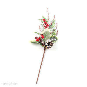 Popular products artificial christmas picks with pine cone