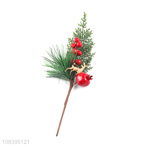 Creative design pine cone christmas twigs christmas picks