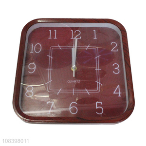 Yiwu Market Retro Square Clock Home Digital Wall Clock