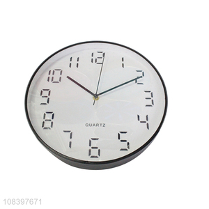 New arrival home silent wall clock digital clock with battery