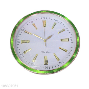 Wholesale price green metal digital wall clock with battery