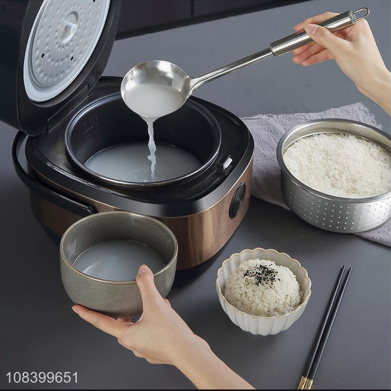 Popular design electric rice cooker in low sugar touch-panel 3L 500W