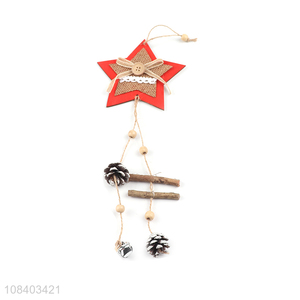 Popular products star shape wooden christmas ornaments for sale