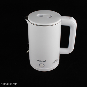 China supplier double walled food grade stainless steel electric water kettle