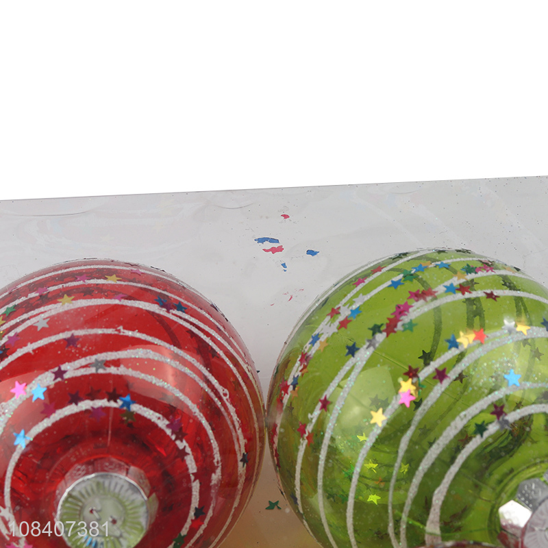 Wholesale price festival party decoration christmas balls 4pcs