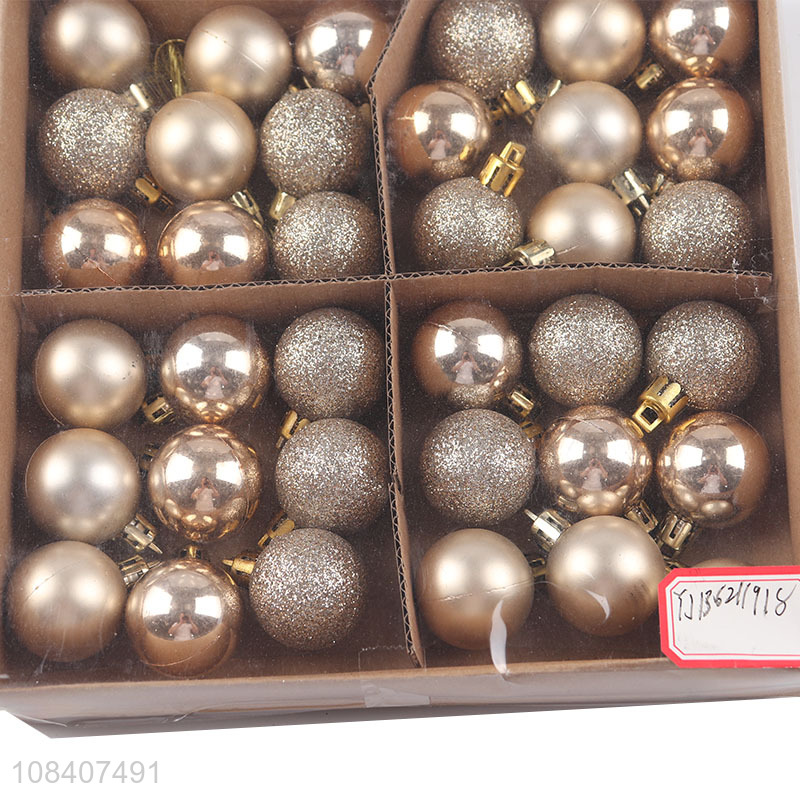 Yiwu Direct Sale 36pcs Christmas Balls Ornaments For Festival