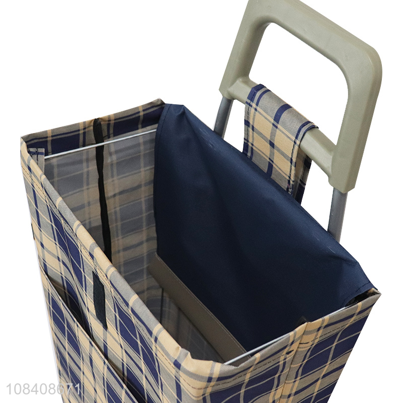 Good quality fashion shopping bag with cart for sale