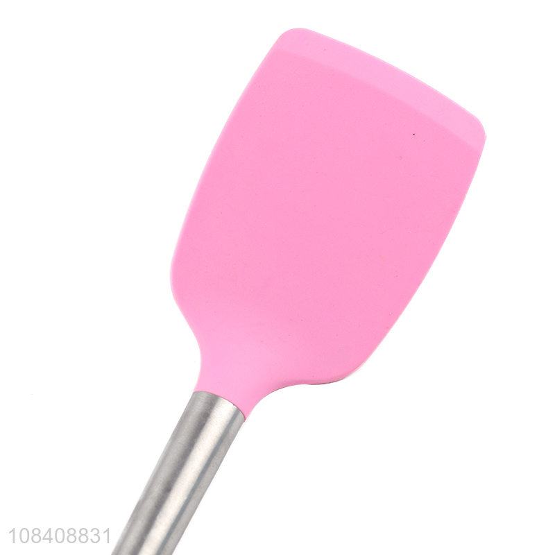 Good wholesale price home kitchen silicone fry spatula