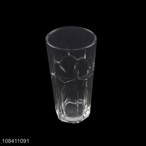 Wholesale clear tempered glass wine cup drinking cup for home and restaurant