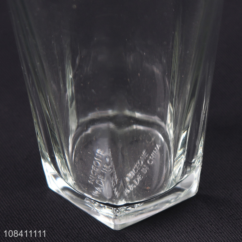 Factory supply transparent tempered glass wine cup beer cup glass water cup