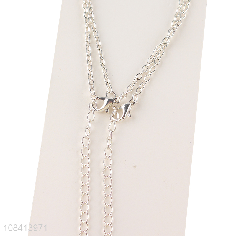 Good wholesale price fashion couple necklace clavicle chain