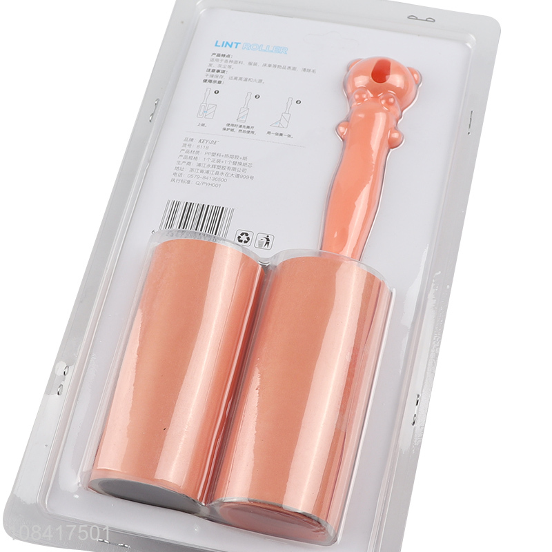 Factory price replaceable mini lint roller brush for sale