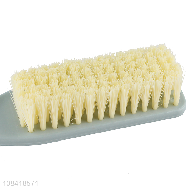 Wholesale long plastic handle shoe cleaning brush shoe scrubbing brush