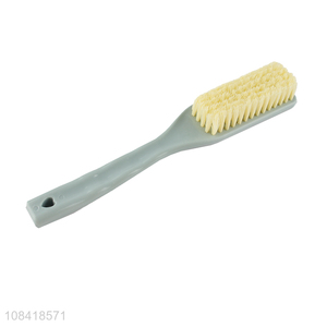 Wholesale long plastic handle shoe cleaning brush shoe scrubbing brush