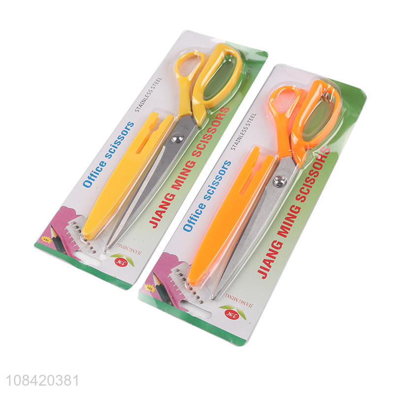 Popular products plastic cover safe school office scissors