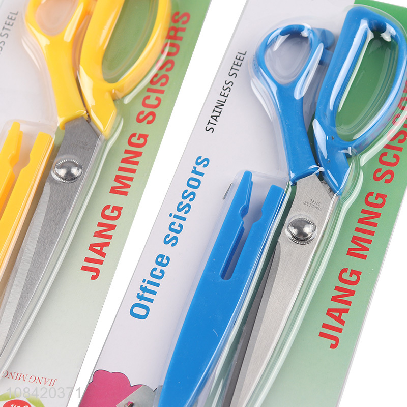 Factory price multicolor office paper cutting scissors