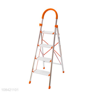 China factory aluminum household folding 4step ladders