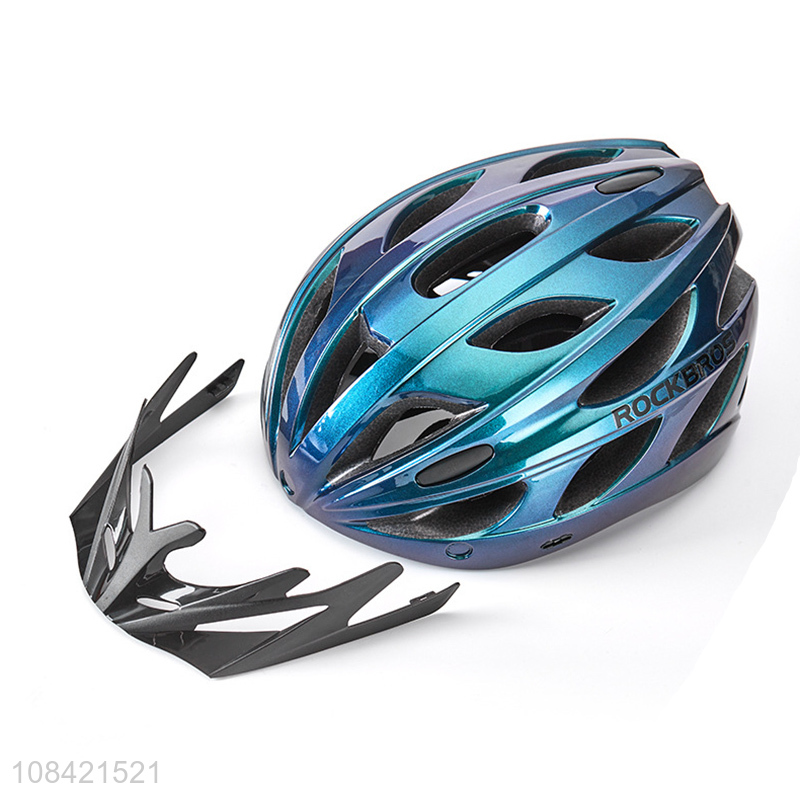 New design safety intergrally-molded mountain bike helmet for men and women
