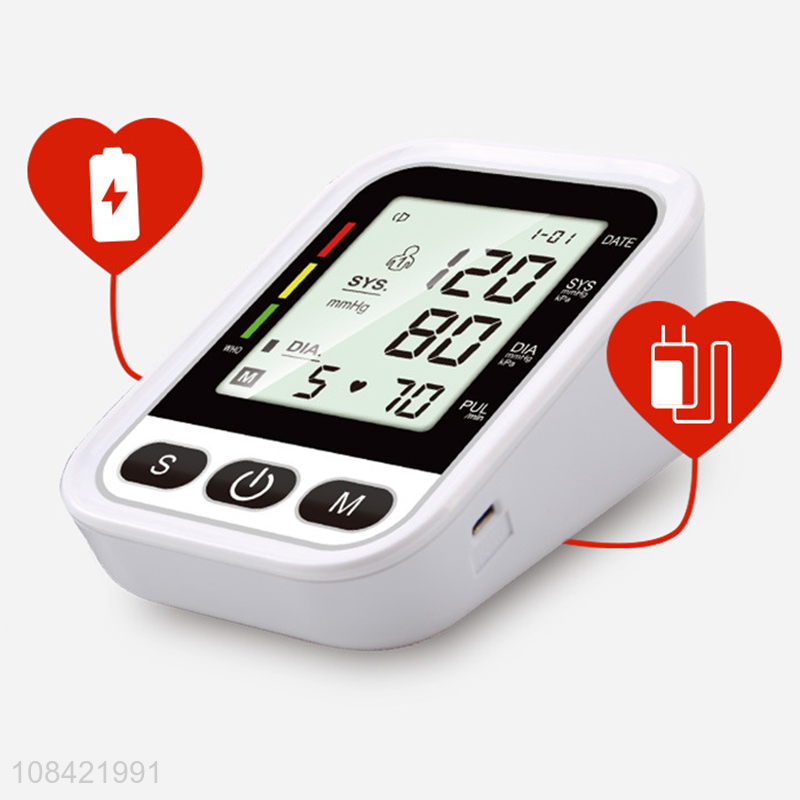 High quality voice broadcast automatic arm blood pressure monitor sphymomanometer