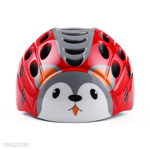 Factory price cartoon animal kids head helmet for cycle
