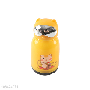 Good quality cartoon cute glass water bottle water mug