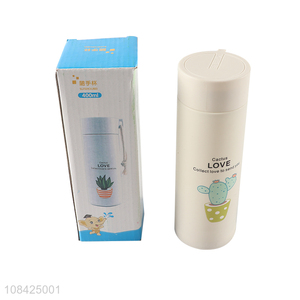 Wholesale from china 400ml portable glass water bottle