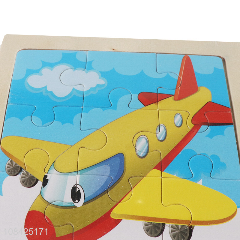 Factory supply cartoon plane paper puzzles for boys girls kids