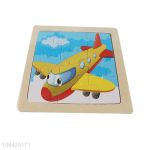 Factory supply cartoon plane paper puzzles for boys girls kids