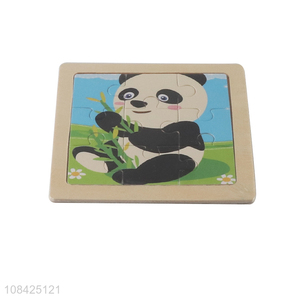 Online wholesale cartoon panda paper puzzles animal puzzles for kids