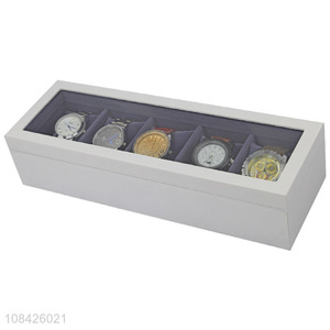 Hot products simple wooden watch storage box for sale