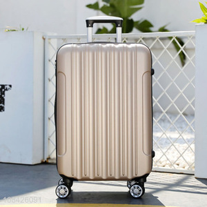 Factory wholesale ABS carry-on airplane travel trolley suitcase luggage