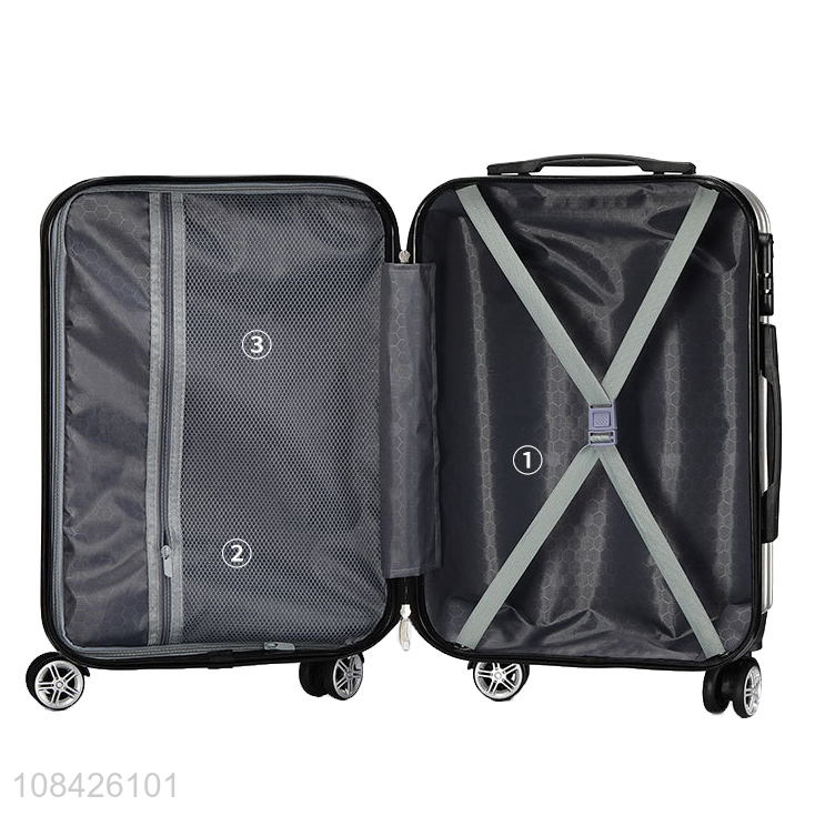 High quality hardshell lightweight waterproof carry-on luggage with TSA lock
