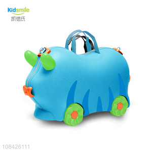 Factory wholesale cartoon design luggage case travel suitcase for kids children