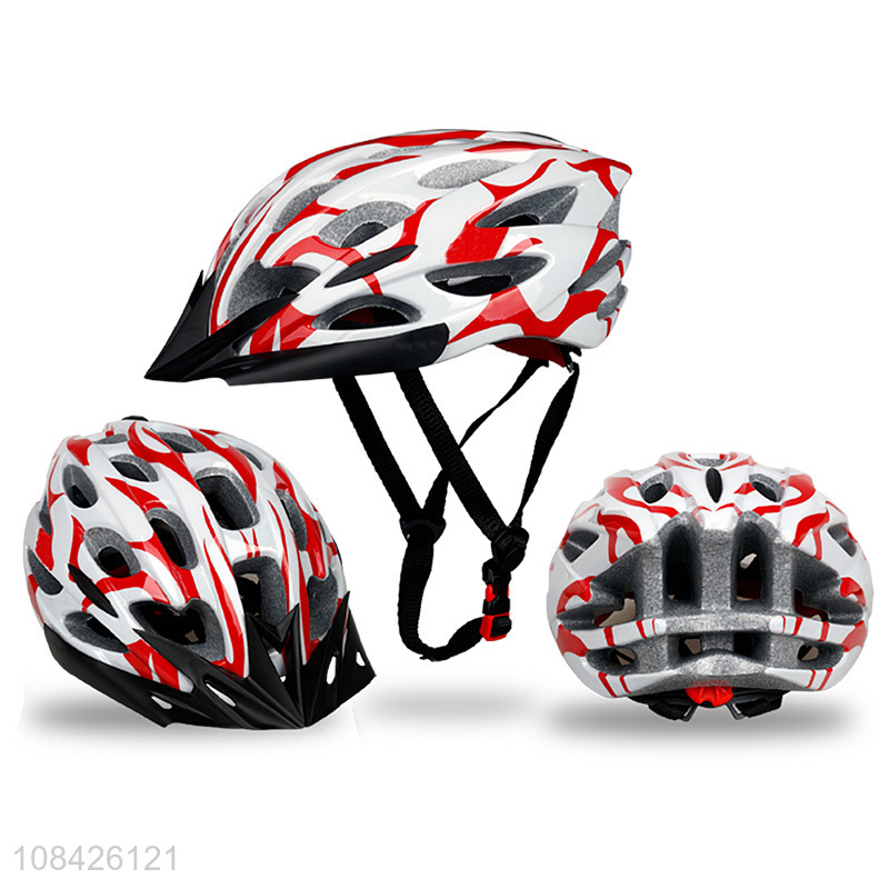 Factory wholesale intergrally-molded mountain bike helmet cycling helmet for adults