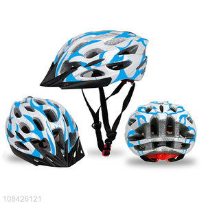 Factory wholesale integrally-molded mountain bike helmet cycling helmet for adults