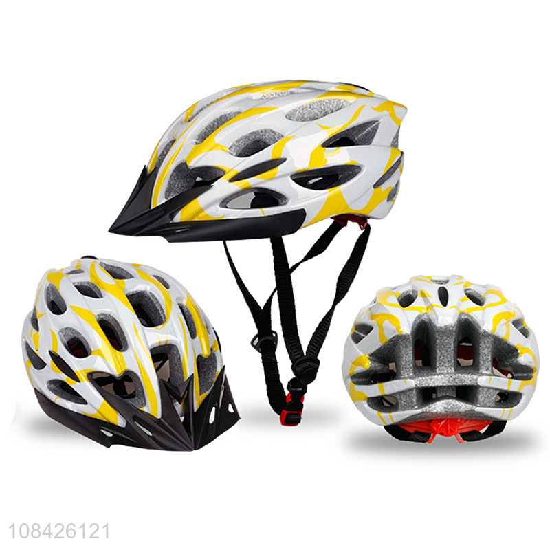 Factory wholesale intergrally-molded mountain bike helmet cycling helmet for adults