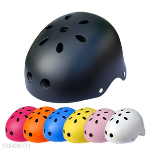 Wholesale 3 sizes kids adults safety helmet for roller skating and outdoor cycling
