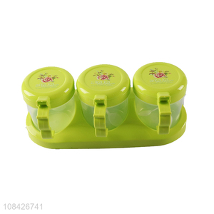 Yiwu wholesale kitchen seasoning box plastic condiment box