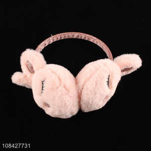 Wholesale cute bunny earmuffs girls warm winter earmuffs