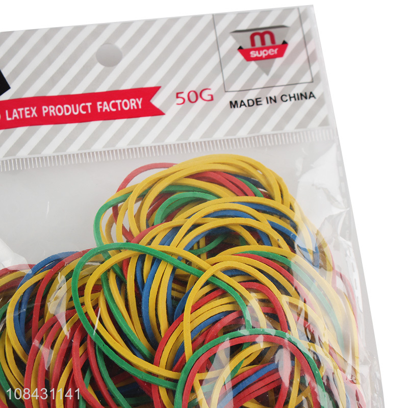 High quality colourful environmental elastic rubber band