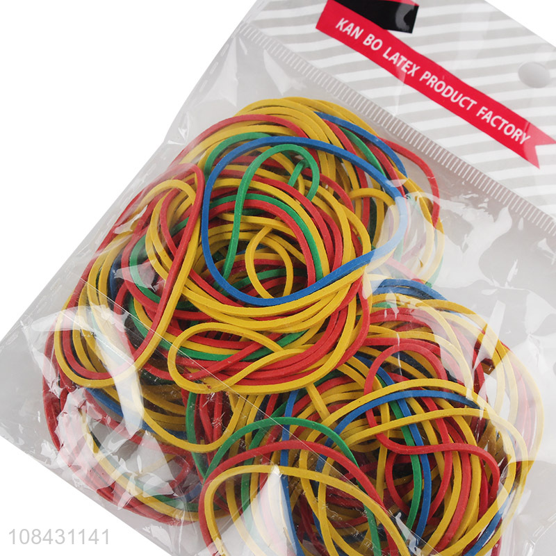 High quality colourful environmental elastic rubber band