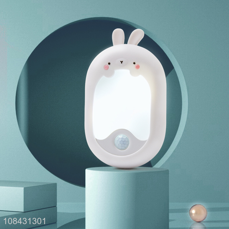 Best selling rabbit shape induction lamps night light for bedroom