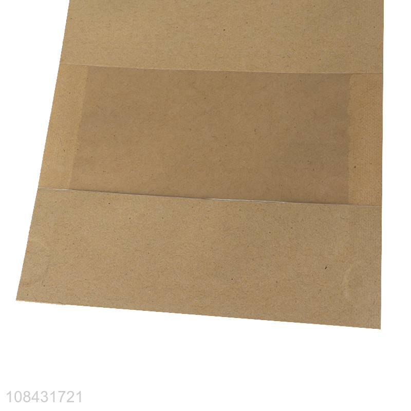 China factory kraft paper packaging bag ziplock bags for sale