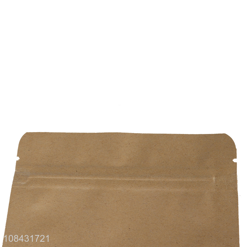 China factory kraft paper packaging bag ziplock bags for sale